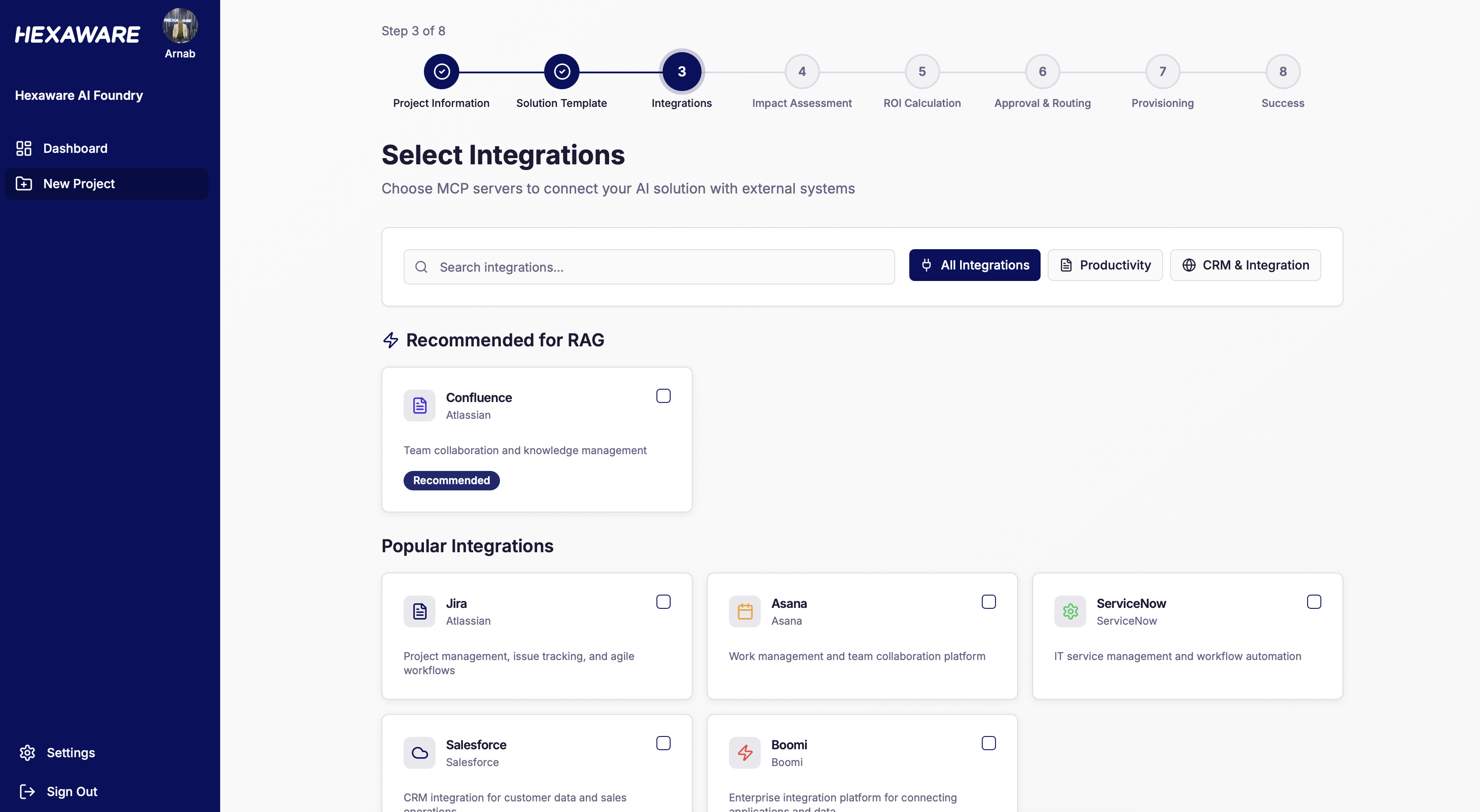 Hexaware AI Foundry screenshot 4