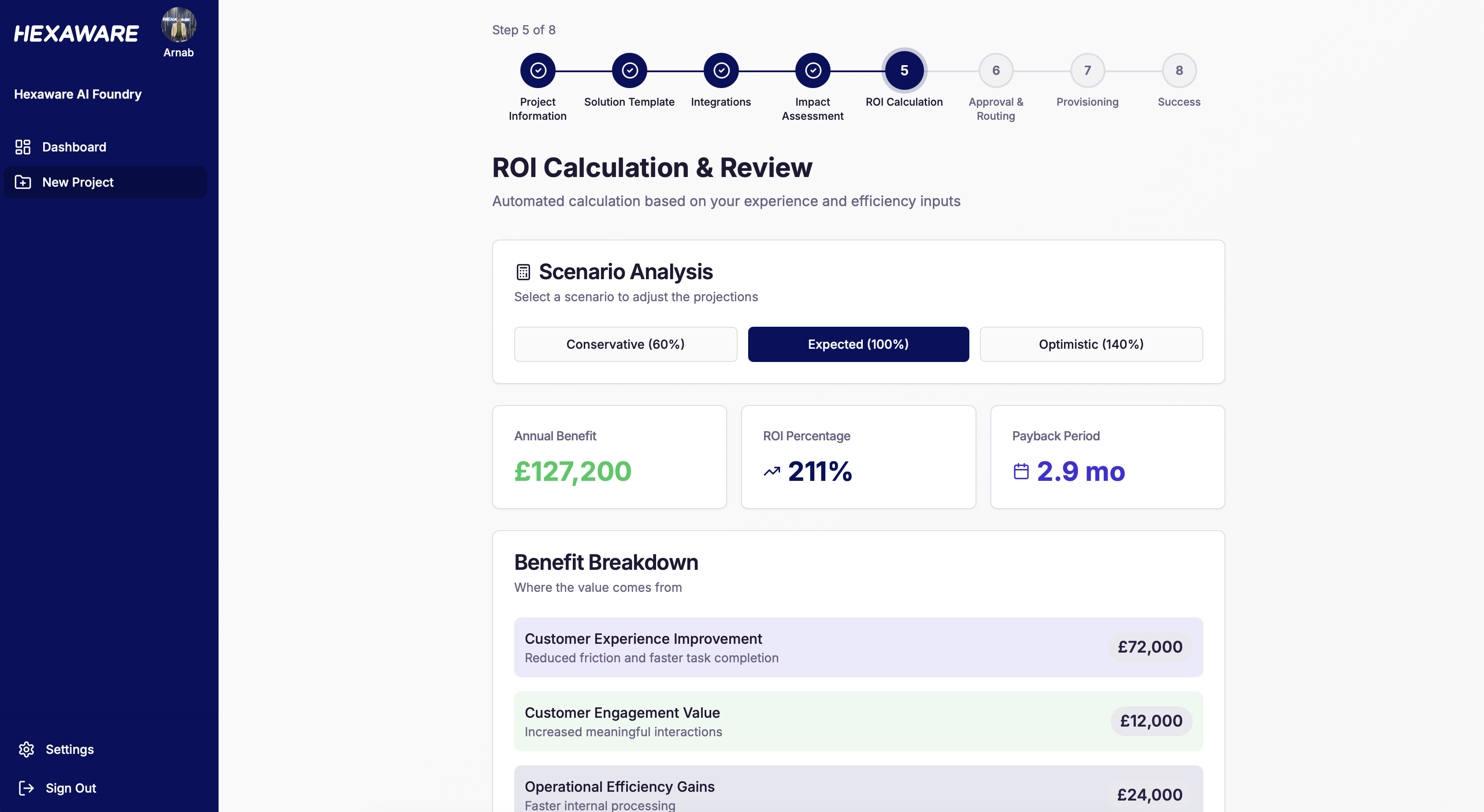 Hexaware AI Foundry screenshot 6