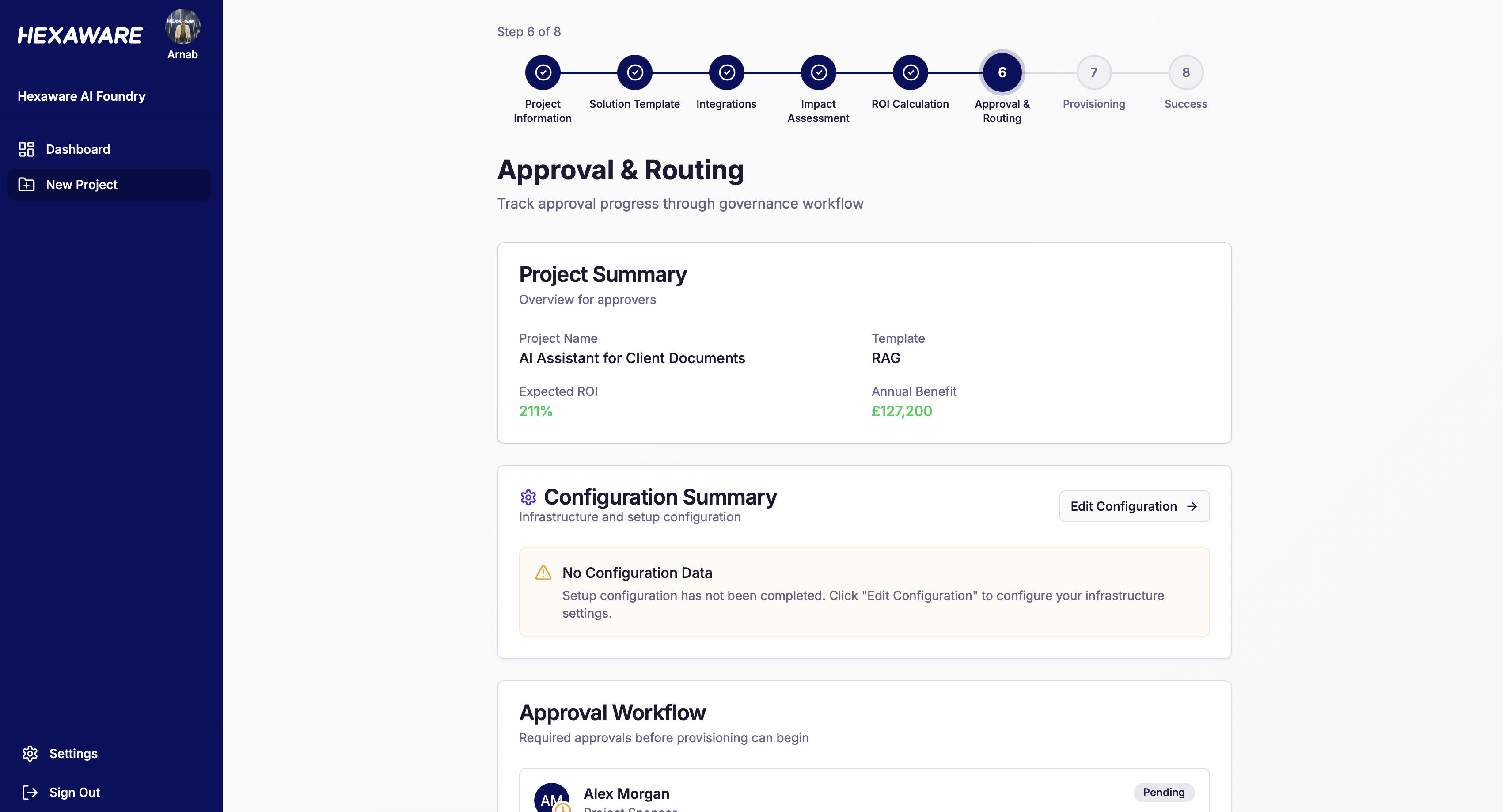 Hexaware AI Foundry screenshot 7